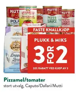 Jacobs Pizzamel/tomater tilbud