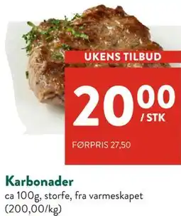 Jacobs Karbonader tilbud
