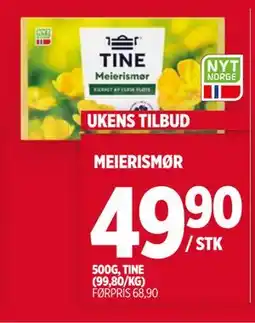 Meny MEIERISMØR tilbud