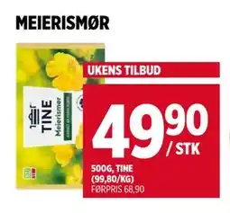 Meny MEIERISMØR tilbud