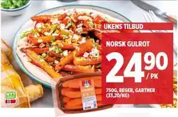Meny NORSK GULROT tilbud