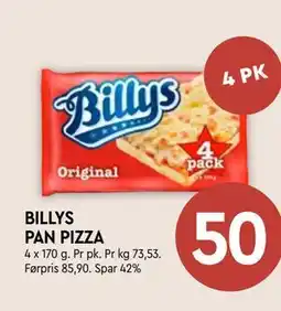 Coop Mega BILLYS PAN PIZZA tilbud