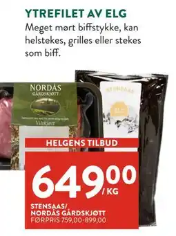Jacobs YTREFILET AV ELG tilbud