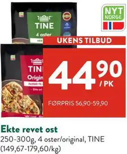 Jacobs Ekte revet ost tilbud