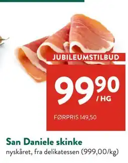 Jacobs San Daniele skinke tilbud