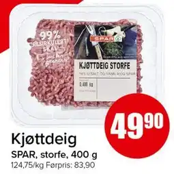 Spar Kjøttdeig tilbud
