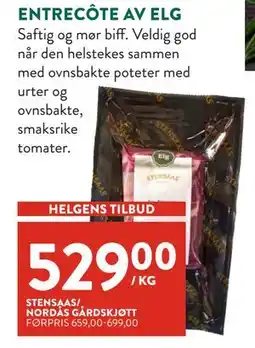 Jacobs ENTRECÔTE AV ELG tilbud