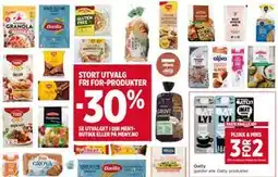 Meny STORT UTVALG FRI FOR-PRODUKTER tilbud