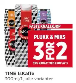 Meny TINE IsKaffe tilbud