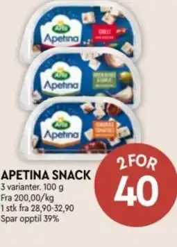 Coop Mega APETINA SNACK tilbud