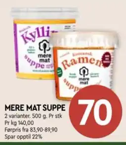 Coop Mega Mere mat suppe tilbud