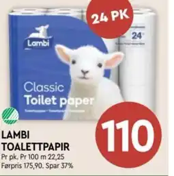 Coop Mega Lambi toalettpapir tilbud