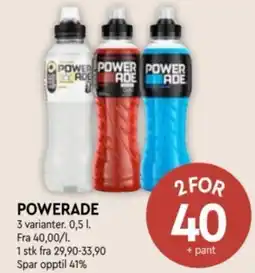 Coop Mega Powerade tilbud