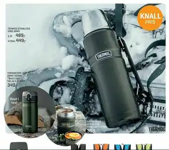 Jernia Termos stainless king army tilbud