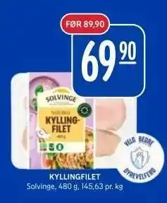 Rema 1000 KYLLINGFILET tilbud
