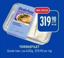 Rema 1000 TORSKEFILET tilbud