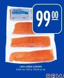 Rema 1000 LAKS LENKE U/SKINN tilbud