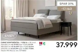 Skeidar Jensen Carat Kontinental tilbud