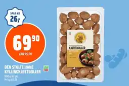 Coop Obs Den Stolte Hane Kyllingkjøttboller tilbud