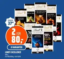 Coop Obs Lindt Excellence tilbud