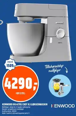 Coop Obs Kenwood Kvl4170s Chef Xl Kjøkkenmaskin tilbud