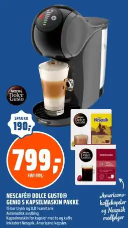 Coop Obs Nescafe Dolce Gusto Genio S Kapselmaskin Pakke tilbud