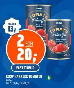 Coop Obs Coop hakkede tomater tilbud