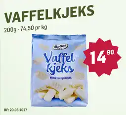 Holdbart Berthas Vaffelkjeks tilbud