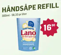 Holdbart Lano håndsåpe tilbud