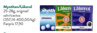 Mynthon/Läkerol
