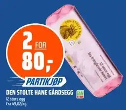 Coop Obs Den Stolte Hane Gårdsegg tilbud