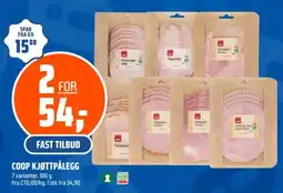 Coop Obs Coop kjøttpålegg tilbud