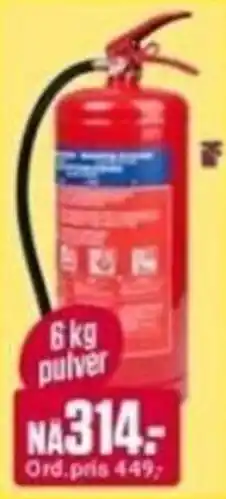 Europris 6 kg pulver tilbud