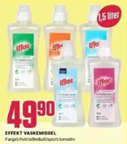 Europris Effekt vaskemiddel tilbud