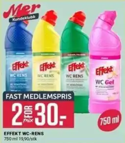 Europris Effekt wc-rens tilbud