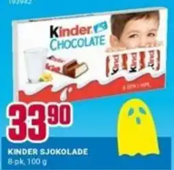 Europris Kinder sjokolade tilbud