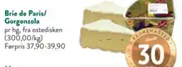 Jacobs Brie de Paris/Gorgonzola tilbud