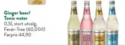 Jacobs Fever-Tree Ginger beer/ Tonic water tilbud