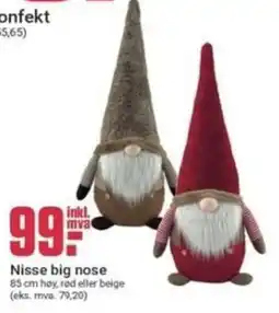 Europris Nisse big nose tilbud