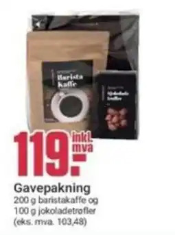 Europris Gavepakning tilbud