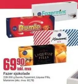 Europris Fazer sjokolade tilbud
