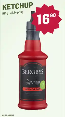 Holdbart Bergbys Ketchup tilbud