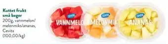 Cevita kuttet frukt små beger