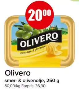 Spar Olivero smør- & olivenolje tilbud