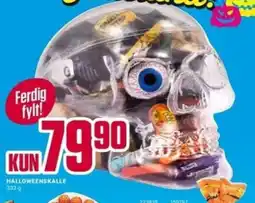 Europris Halloweenskalle tilbud