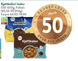 Jacobs Folkets kjøttboller kjøttkaker tilbud