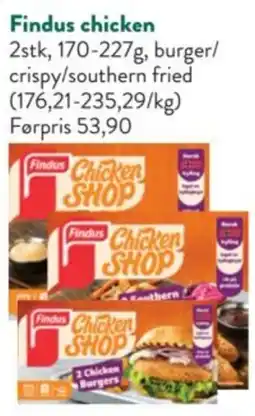 Jacobs Findus chicken tilbud