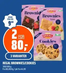 Coop Obs Regal Brownies/Cookies tilbud