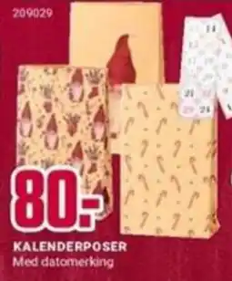 Europris Kalenderposer tilbud