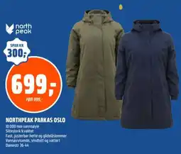 Coop Obs Northpeak Parkas Oslo tilbud